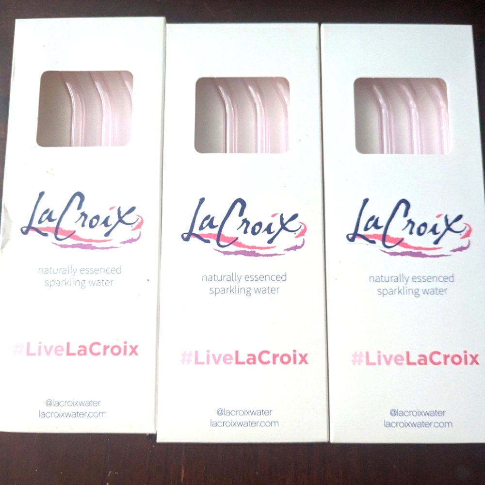La Croix reusable straws